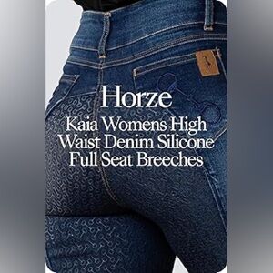 Horze Kaia high waist full seat breeches equestrian riding jeans Size 30